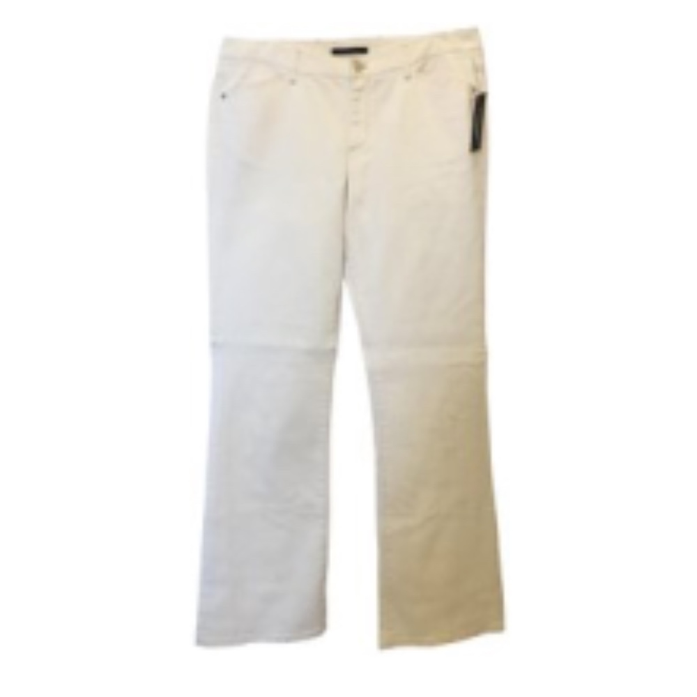 Elie Tahari White Jeans Size 14 NWT